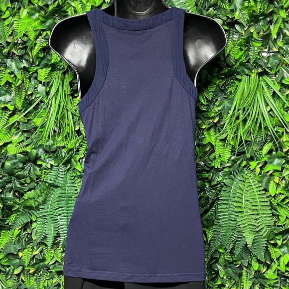 Banana Republic Top Small Sequin Tank Navy Blue Sleeveless Party Blouse‎ 3105 - Picture 7 of 8
